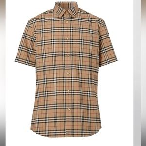 Men’s vintage check button down shirt